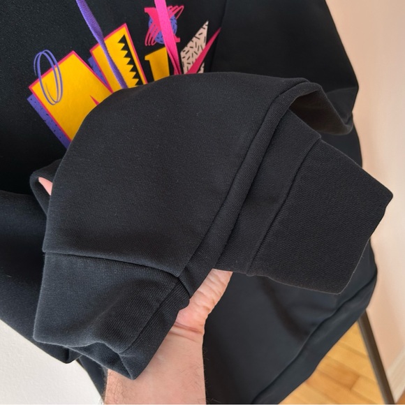 Nike Athletics Dri-Fit Hoodie Sweater Sweatshirt workout swoosh DM6664-010 - Picture 8 of 14